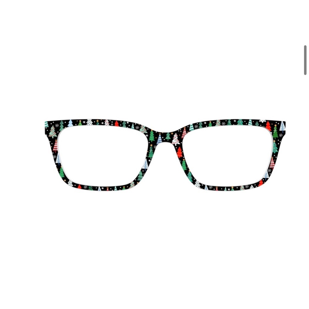 Larkin Festive Trees Glasses Toppers